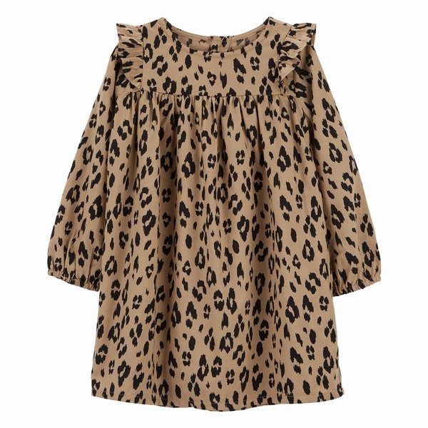 Carter's Leopard Twill Dress