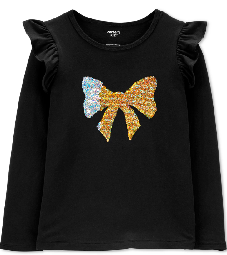 Carter's Children's Blouse with Black Bow