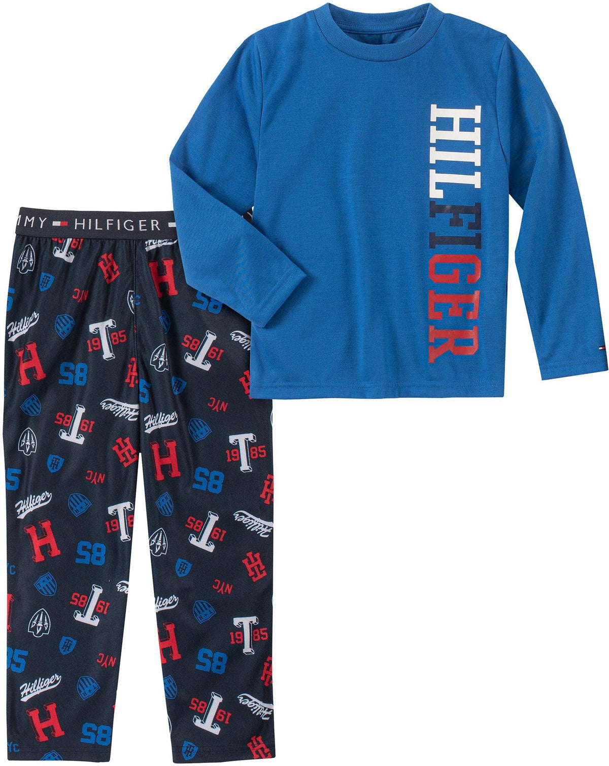 Tommy HilfigerToddler, Little & Big Boys 2-Pc. Logo Pajama Set