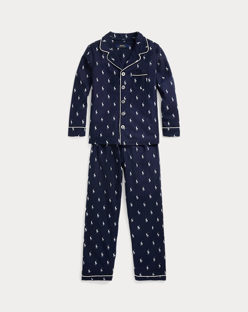 Polo Ralph Lauren Pony Flannel Twill Sleep Set