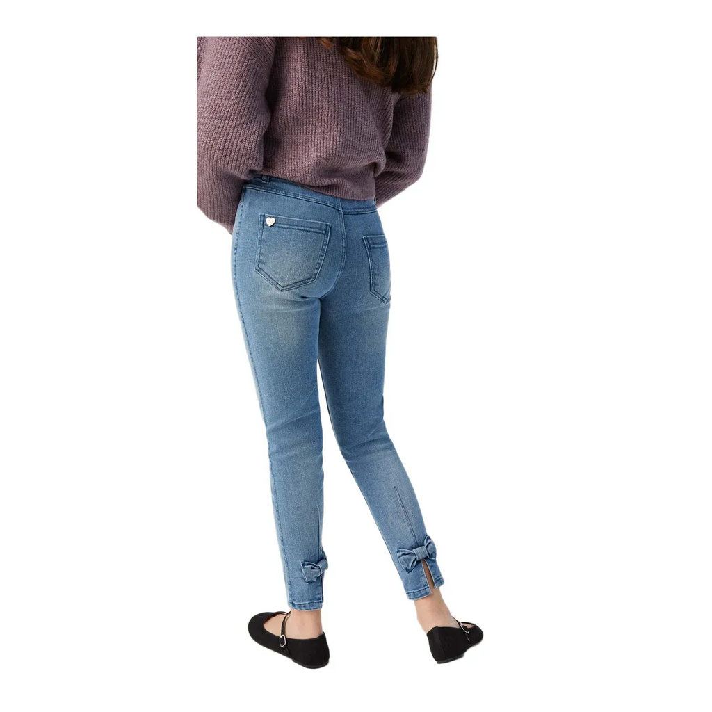 Ysabel Mora Children's Leggings Jeans Bow