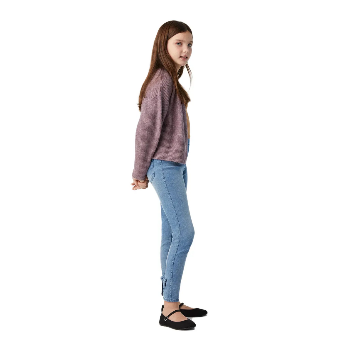 Ysabel Mora Children's Leggings Jeans Bow