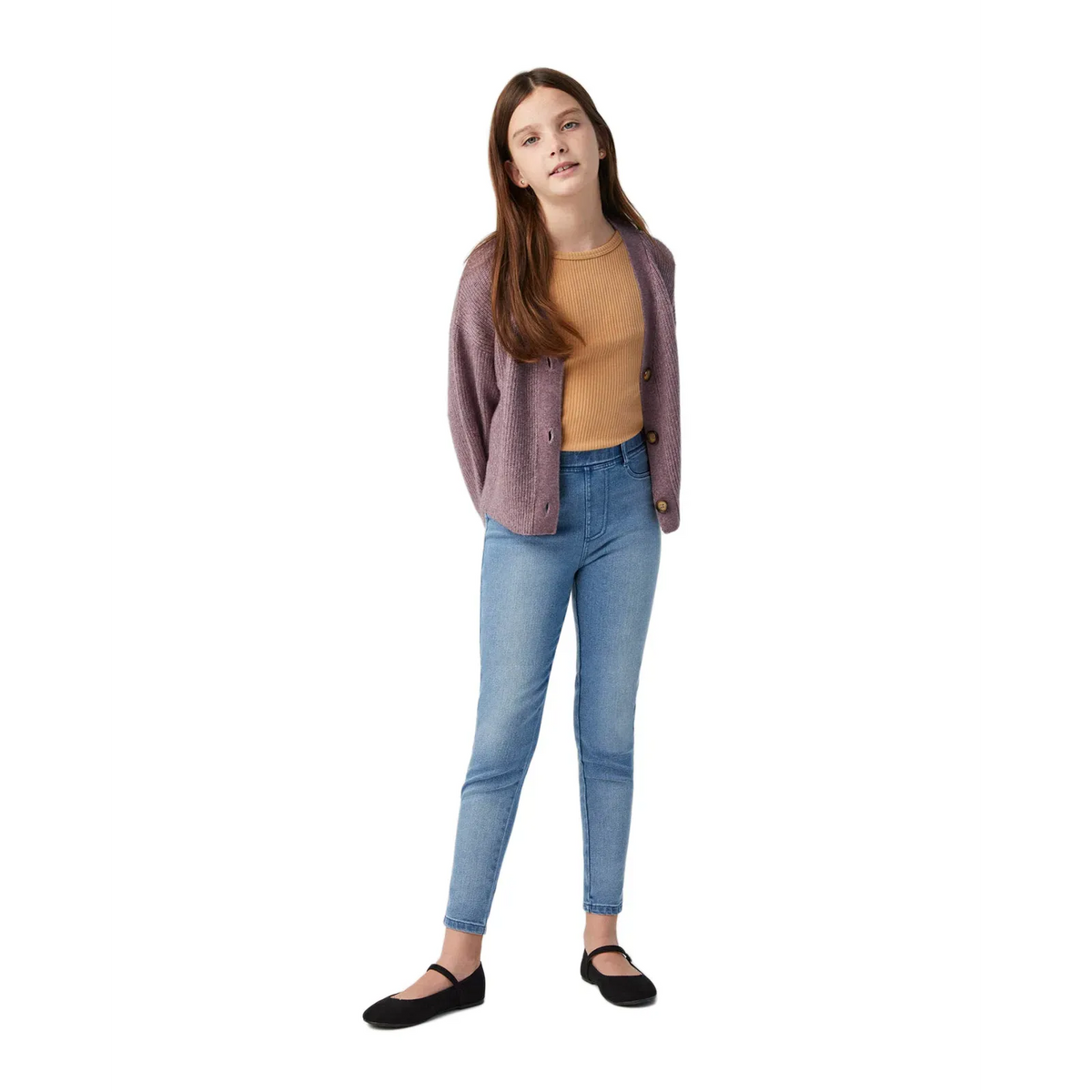 Ysabel Mora Children's Leggings Jeans Bow